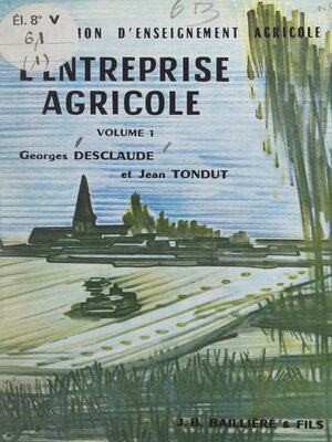 cover image of L'entreprise agricole (1)